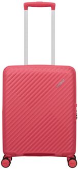 American Tourister Diablast Handbagage Spinner 55 cm - 35 liter - 55x40x20 cm - pink glitch hardcase koffer lichtgewicht koffer Roze - H 55 x B 40 x D 20 cm