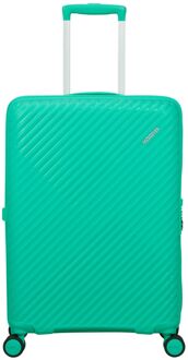American Tourister Diablast Spinner 68 cm - Uitbreidbaar 81/91 liter - 68x47x31/34 cm - cyber aqua hardcase koffer lichtgewicht koffer Blauw - H 68 x B 47 x D 31 cm