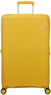American Tourister Diablast Spinner 78 cm - Uitbreidbaar 98/111 liter - 78x49x31/34 cm - digital yellow hardcase koffer lichtgewicht koffer Geel - H 78 x B 49 x D 31 cm