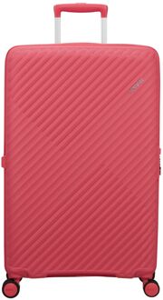 American Tourister Diablast Spinner 78 cm - Uitbreidbaar 98/111 liter - 78x49x31/34 cm - pink glitch hardcase koffer lichtgewicht koffer Roze - H 78 x B 49 x D 31 cm
