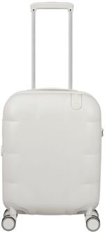 American Tourister Dreami Handbagage Spinner 55 cm - 37 liter - 55x40x22 cm - cloud white hardcase koffer lichtgewicht koffer Wit - H 55 x B 40 x D 22 cm