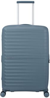 American Tourister FastForward Spinner 68/25 TSA Exp steel blue hardcase koffer lichtgewicht koffer Blauw - H 68 x B 46 x D 26 cm
