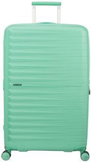 American Tourister FastForward Spinner 78 cm - Uitbreidbaar 108/118 liter - 78x50x30/34 cm - jelly mint hardcase koffer Groen - H 78 x B 50 x D 30 cm