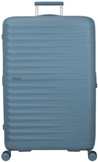 American Tourister Fastforward Spinner 83/31 TSA Expandable steel blue hardcase koffer lichtgewicht koffer Blauw - H 83 x B 55 x D 33 cm