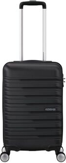 American Tourister Flashline Spin. 55/25 Cabin Trolley shadow black hardcase koffer lichtgewicht koffer Zwart - H 55 x B 35 x D 25 cm