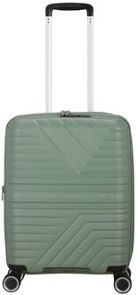 American Tourister Flytwist Spinner 55/20 TSA Expandable botanic green hardcase koffer lichtgewicht koffer Groen - H 55 x B 40 x D 20 cm