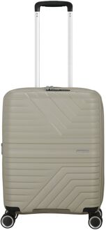 American Tourister Flytwist Spinner 55/20 TSA Expandable sandstone hardcase koffer lichtgewicht koffer Zand - H 55 x B 40 x D 20 cm