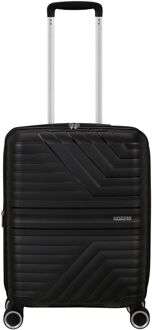 American Tourister Flytwist Spinner 55/20 TSA Expandable shadow black hardcase koffer lichtgewicht koffer Zwart - H 55 x B 40 x D 20 cm