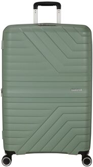 American Tourister Flytwist Spinner 78/29 TSA Expandable botanic green hardcase koffer lichtgewicht koffer Groen - H 78 x B 50 x D 30 cm