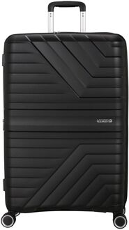 American Tourister Flytwist Spinner 78/29 TSA Expandable shadow black hardcase koffer lichtgewicht koffer Zwart - H 78 x B 50 x D 30/33 cm