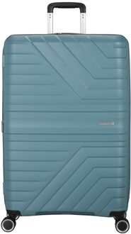 American Tourister Flytwist Spinner 78 cm Exp. storm blue hardcase koffer lichtgewicht koffer Blauw - H 78 x B 50 x D 30 cm