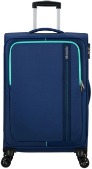 American Tourister Handbagagekoffer American Tourister 146675-6636 Blauw 61 L 68 x 43 x 25 cm