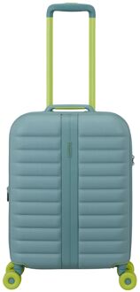 American Tourister Neovibe Handbagage Spinner 55 cm - Uitbreidbaar 37/43 liter - 55x40x20/23 cm - muted mint hardcase koffer Groen - H 55 x B 40 x D 20 cm