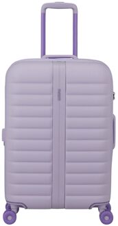 American Tourister Neovibe Spinner 67 cm - Uitbreidbaar 66/74 liter - 67x46x27/30 cm - fresh lilac hardcase koffer Paars - H 67 x B 46 x D 27 cm
