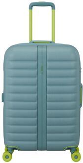 American Tourister Neovibe Spinner 67 cm - Uitbreidbaar 66/74 liter - 67x46x27/30 cm - muted mint hardcase koffer Groen - H 67 x B 46 x D 27 cm