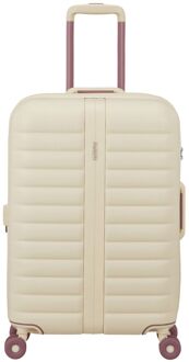 American Tourister Neovibe Spinner 67 cm - Uitbreidbaar 66/74 liter - 67x46x27/30 cm - summer sand hardcase koffer Zand - H 67 x B 46 x D 27 cm
