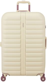 American Tourister Neovibe Spinner 78 cm - Uitbreidbaar 96/106 liter - 77x51x30/33 cm - summer sand hardcase koffer Zand - H 77 x B 51 x D 30 cm