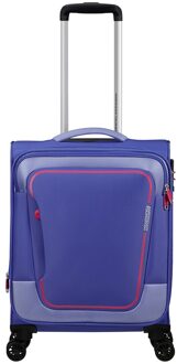 American Tourister Pulsonic Spinner 55 EXP soft lilac Zachte koffer Paars - H 55 x B 40 x D 26