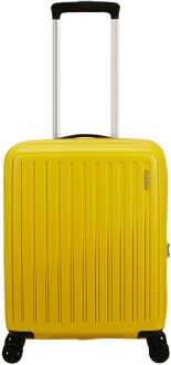 American Tourister Rejoy Spinner 55/20 TSA electric yellow hardcase koffer lichtgewicht koffer Geel - H 55 x B 40 x D 20 cm
