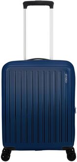 American Tourister Rejoy Spinner 55/20 TSA navy blue hardcase koffer lichtgewicht koffer Blauw - H 55 x B 40 x D 20 cm
