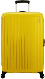 American Tourister Rejoy Spinner 77/28 TSA electric yellow hardcase koffer lichtgewicht koffer Geel - H 77 x B 51 x D 30 cm