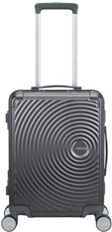 American Tourister Soundbox Alu Spinner 55/20 TSA brushed anthracite hardcase koffer Grijs - H 55 x B 40 x D 23 cm