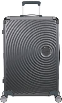 American Tourister Soundbox Alu Spinner 77/28 TSA brushed anthracite hardcase koffer Grijs - H 77 x B 52 x D 30 cm