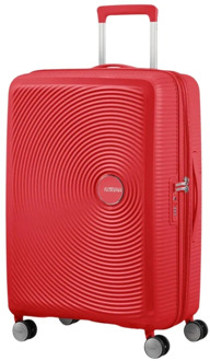 American Tourister Soundbox Expandable Spinner 67cm Coral Red