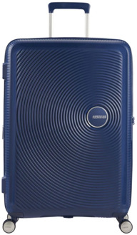 American Tourister Soundbox Expandable Spinner 67cm Midnight Navy