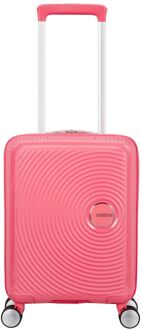 American Tourister Soundbox Mini Spinner 47 sun kissed coral kinderkoffer hardcase koffer Oranje - H 47 x B 32 x D 21 cm