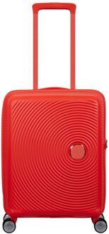American Tourister Soundbox Spinner 55/20 TSA Expandable neon orange hardcase koffer Oranje - H 55 x B 40 x D 20 cm