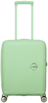 American Tourister Soundbox Spinner 55/20 TSA Expandable pastel green hardcase koffer Groen - H 55 x B 40 x D 20 cm