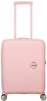 American Tourister Soundbox Spinner 55/20 TSA Expandable pastel pink hardcase koffer Roze - H 55 x B 40 x D 20 cm