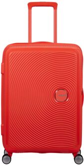 American Tourister Soundbox Spinner 67/24 TSA Expandable neon orange hardcase koffer Oranje - H 67 x B 46.5 x D 29 cm