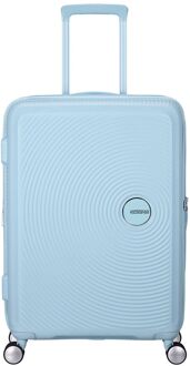 American Tourister Soundbox Spinner 67/24 TSA Expandable pastel blue hardcase koffer Blauw - H 67 x B 46.5 x D 29 cm