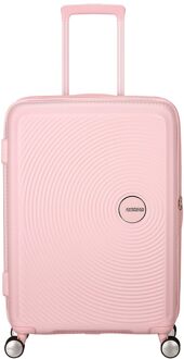 American Tourister Soundbox Spinner 67/24 TSA Expandable pastel pink hardcase koffer Roze - H 67 x B 46.5 x D 29 cm