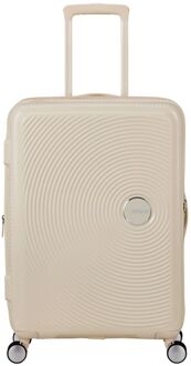 American Tourister Soundbox Spinner 67 cm Expandable coconut sand hardcase koffer Zand - H 67 x B 46.5 x D 29 cm