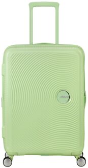 American Tourister Soundbox Spinner 67 cm Expandable kiwi green hardcase koffer Groen - H 67 x B 46.5 x D 29 cm