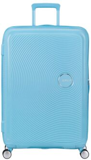 American Tourister Soundbox Spinner 77 cm Expandable blueberry fizz hardcase koffer Blauw - H 77 x B 51.5 x D 29.5 cm