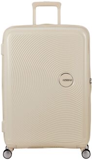 American Tourister Soundbox Spinner 77 cm Expandable coconut sand hardcase koffer Zand - H 77 x B 51.5 x D 29.5 cm