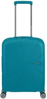 American Tourister Starvibe Spinner 55 EXP verdigris Harde Koffer Groen - H 55 x B 40 x D 23