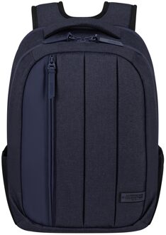American Tourister Streethero Laptop Backpack 14" navy melange backpack Blauw - H 39 x B 27.5 x D 19