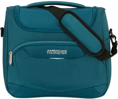American Tourister Summerride Beauty Case totally teal Groen - H 27 x B 32 x D 18 cm