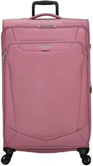 American Tourister Summerride Spinner L 80 cm Exp lilas pink zachte koffer Roze - H 80 x B 48 x D 30 cm
