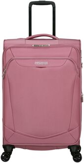 American Tourister Summerride Spinner M 69 cm Exp lilas pink zachte koffer lichtgewicht koffer Roze - H 69 x B 43 x D 29/32 cm