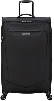 American Tourister Summerride Spinner M Exp black Zachte koffer Zwart - H 69 x B 43 x D 29/32