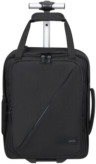 American Tourister Take2Cabin Backpack/Wheels MS black weekendtas handbagage Zwart - H 40 x B 30 x D 20 cm