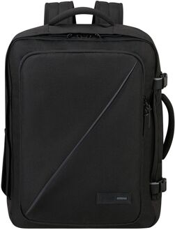 American Tourister TAKE2CABIN Casual Backpack M black handbagage Zwart - H 45 x B 36 x D 20 cm