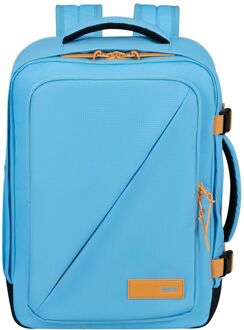 American Tourister Take2Cabin Casual Backpack Mainstream blueberry fizz/papaya pop handbagage Blauw - H 40 x B 30 x D 20 cm