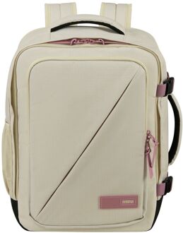 American Tourister Take2Cabin Casual Backpack Mainstream coconut sand/galactic mauve handbagage Zand - H 40 x B 30 x D 20 cm